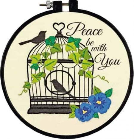 Dimensions Embroidery Kit - Birdcage, Learn a Craft, Beginners