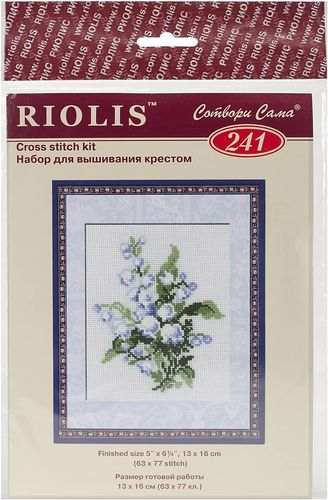 Riolis Cross Stitch Kit - Lily of the Valley, Flower 241