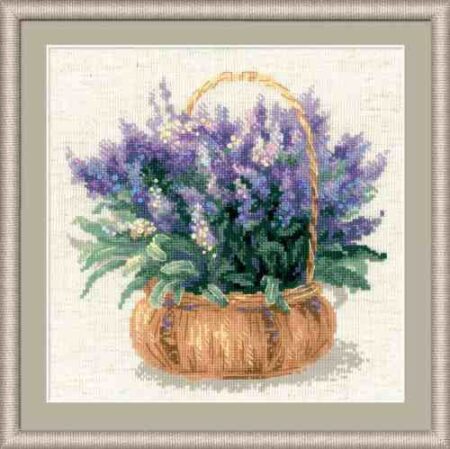 Riolis Cross Stitch Kit - French Lavender 1404