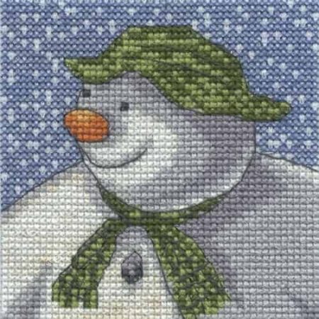 DMC Cross Stitch Kit - The Snowman and Snowdog - Snowman It's Snowing BL1177/64