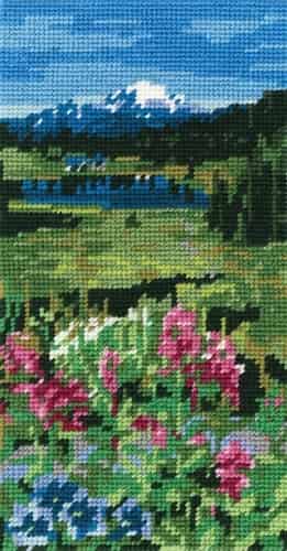 DMC Preprinted Canvas Tapestry - The Mountains - C17N17/2
