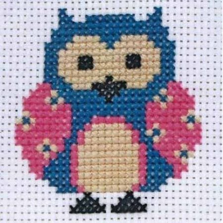 Anchor Beginners 1st Cross Stitch Kit - Zoe Owl 10001